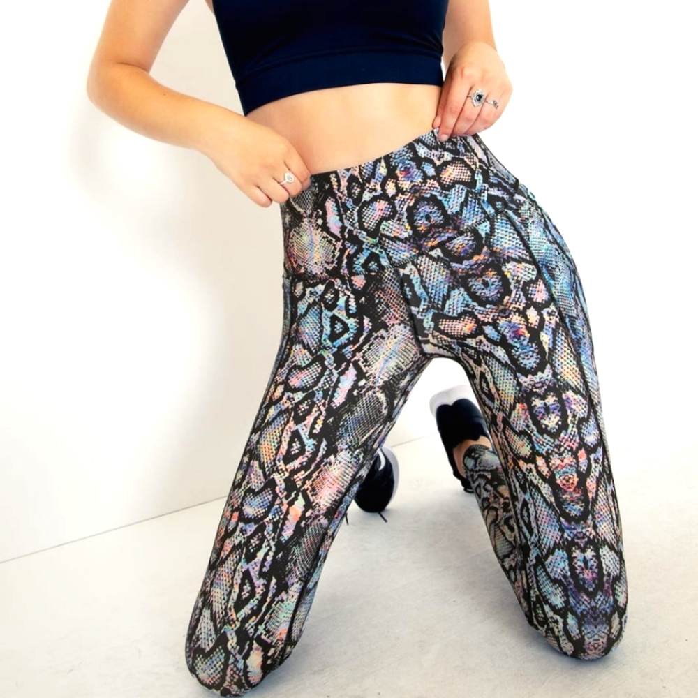 Blackmilk Rainbow Serpent HW Ninja Pants - LIMITED